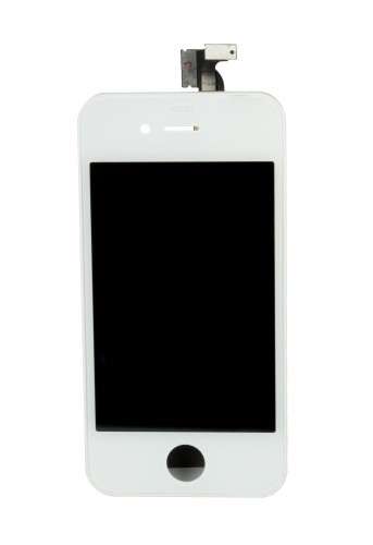 iPhone 4S LCD + Digitizer With Frame WHITE